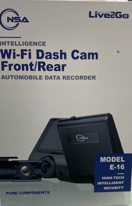 מצלמת רכב אלחוטית WI-FI קדמית ואחורית באיכות FULL HD