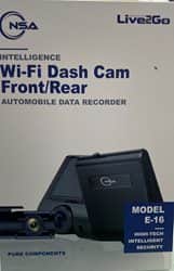 מצלמת רכב אלחוטית WI-FI קדמית ואחורית באיכות FULL HD