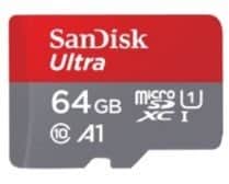 כרטיס זכרון 64GB Ultra microSDXC