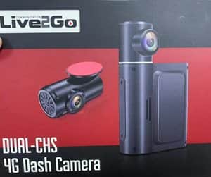 מצלמת רכב 4G קדמית אחורית